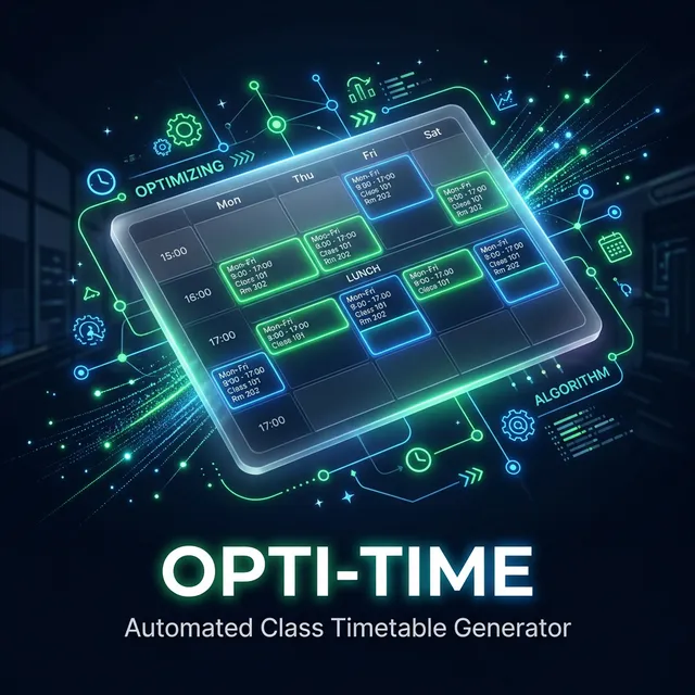 Opti-Time - AI Integrated Time Table Generator